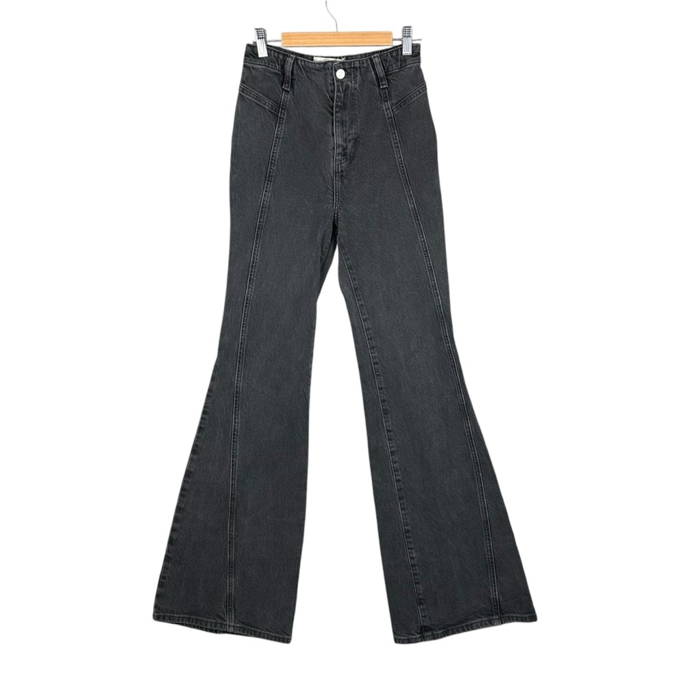 We The Free People Jeans Women's 26x33 Black Flare Hippie Bell Bottoms
